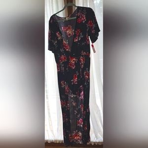 Romper with attached duster